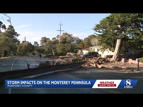 Storm causes power outages and damage on Monterey Peninsula