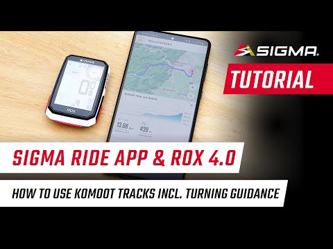 EN | SIGMA RIDE & ROX 4.0 | So nutzt du komoot-Tracks inkl. Abbiegehinweise | SIGMA SPORT