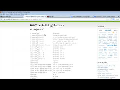 Tostring Function Formatting Explained Vb Net Tutorial