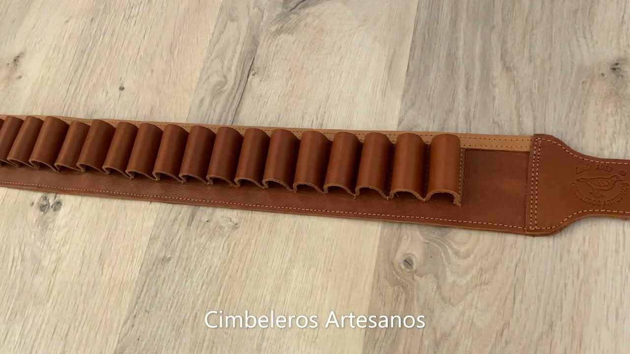 Canana para cartuchos Burdeos para caza