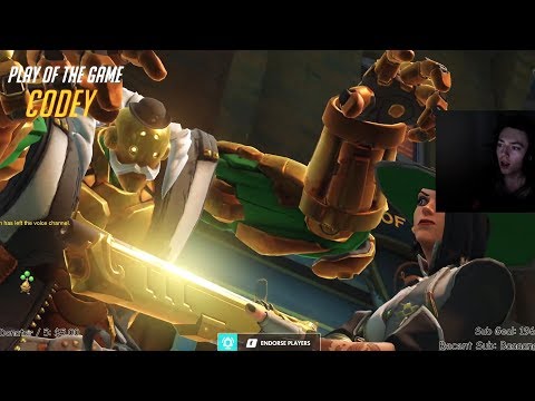 #1 ASHE IN THE WORLD - CODEY?! POTG! [ OVERWATCH SEASON 20 TOP 500 ]