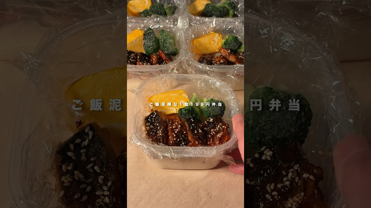 【199円】やみつき鯖の蒲焼丼弁当