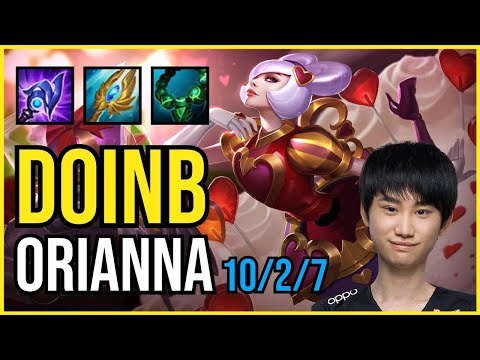 DOINB - ORIANNA - KR Grandmaster - Patch 11.4 QUADRAKILL