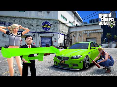 SÜLEYMAN IS GETTING A LEGENDARY MODIFICATION TO HIS CAR! (WE GOT THE GIRL'S NUMBER) - GTA 5 ATEŞ'...