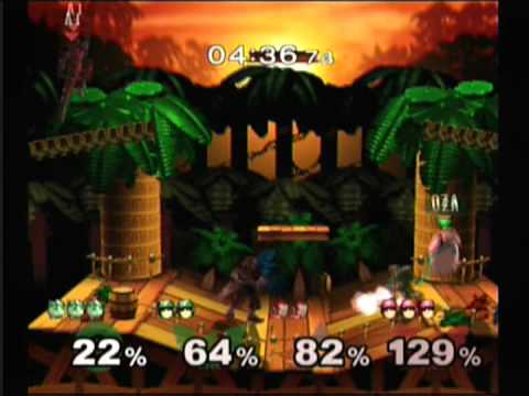 Oza (Puff) + XPilot (Falcon) vs. CPU (Ganon) + ycz6 (Falcon) - LF 4.MPG