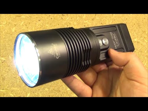 Palight GS2600 Flashlight, 2600LM Long Thrower Video