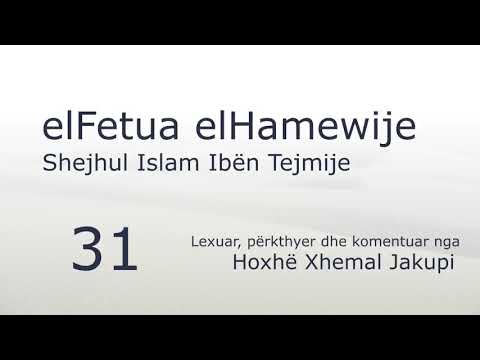 31. elFetua elHamewije - Hoxhë Xhemal Jakupi