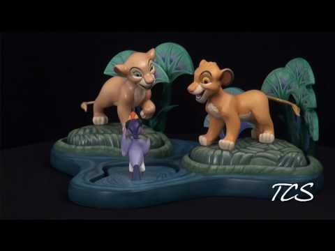WDCC Disney ClassicsThe Lion King Simba Nala Zazu And Base