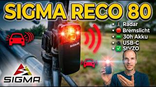 SIGMA RECO 80 Link Radar Rücklicht mit StVZO Zulassung im Test - Garmi