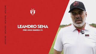 ENTREVISTA | Pré-jogo: Barra x JEC | Entrevista com o técnico Leandro Sena.