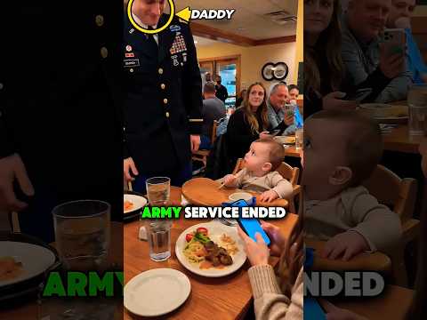 Baby First Time Meeting Daddy 🥹 #baby #cutebaby #emotional