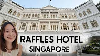 【Vlog🇸🇬】月1で泊まるベテランと巡るラッフルズホテル・シンガポールの極上ルームツアー&滞在記🏨🌴