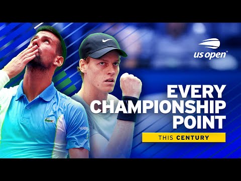 Every Men's Singles Championship Point This Century | US Open