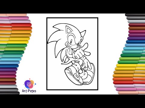 Coloring page SONIC / Cartoon - On & On (feat. Daniel Levi) [NCS Release]