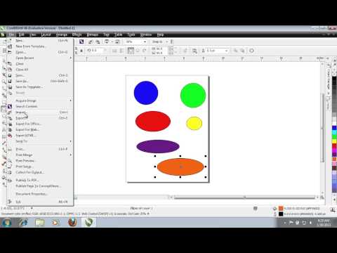 How to Export from CorelDraw with a Transparent Background