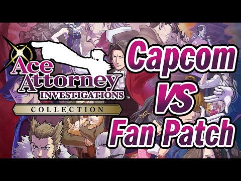 Ace Attorney Investigations Collection Fan Patch vs Official Translation