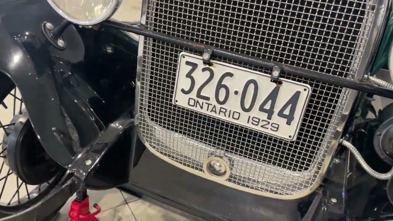 **SOLD on the CCC Buy-It-Now Lot** 1929 Ford Model A Tudor 2-Door Sedan 3-Speed Manual, Ontario Safetied