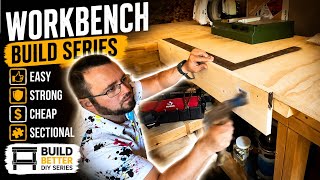DIY Workbench Dressing up the front || Art Shed Studio