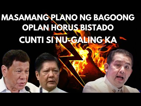 BREAKING NEWS  OPLAN HORUS NG ALYANSA BOGOONG MASAMANG BALAK BUKING