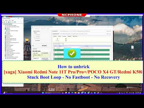 How to Unbrick POCO X4 GT/Redmi Note 11T Pro/Pro+/Redmi K50i - Lost Fastboot - Lost Recovery