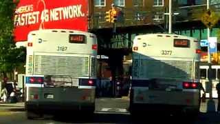 preview picture of video 'MCI D4500CL #3377/#3187 BxM11 Express Buses@Pelham Parkway'