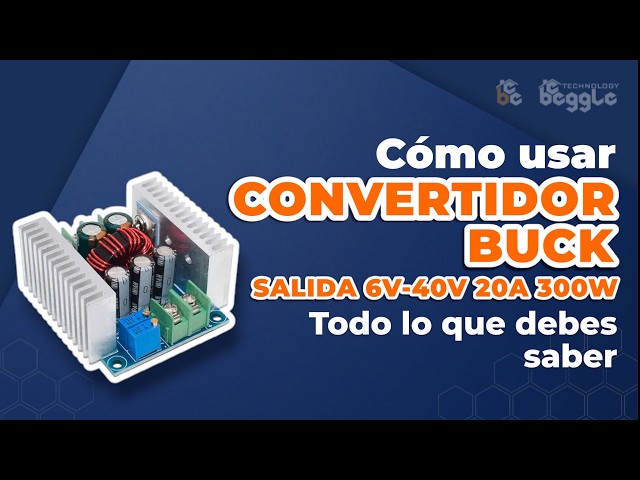 Vídeo relacionado con LAOMAO Conversor de corriente continua de 6 V-40 V a 1,2 V-35 V, 300 W, 20 A, módulo de suministro de energía