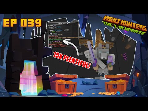 SKY VAULTS EP39: Double Mine Room Architect Vault! - Vault Hunters 1.18 (Modded Minecraft)