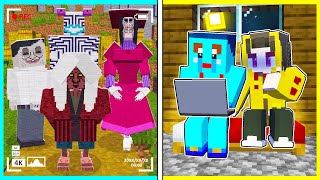 家に都市伝説や宇宙人がやってくるマインクラフト!絶対に開けるな【ダンダダン】【まいくら / マインクラフト】