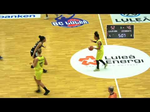 Lulea Basket vs Udominate Basket - EEWBL Playoffs 20.02.18. Lulea part 2