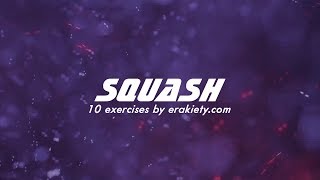 preview picture of video '10 squash exercises by erakiety.com'
