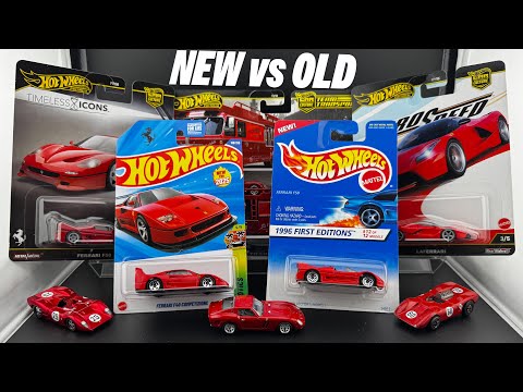 New vs Old! Comparing the Latest Hot Wheels Ferraris to the Classics
