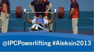 preview picture of video 'Powerlifting -- men's -49kg - 2013 IPC Powerlifting European Open Championships Aleksin'