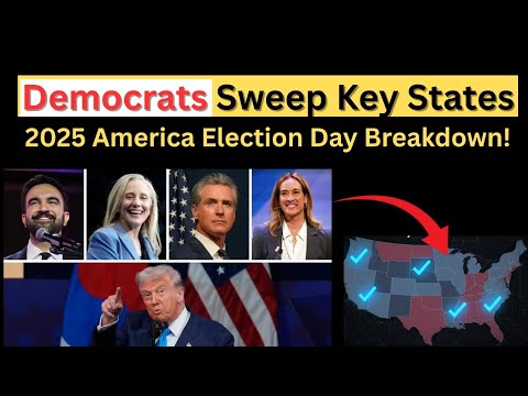 Демократы побеждают в ключевых штатах Америки: результаты выборов 2025 года объяснены!