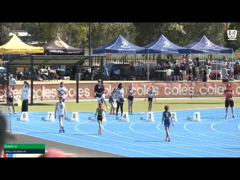 Girls U11 100m Heat 1: 2025/26 State Combined Event Championships
