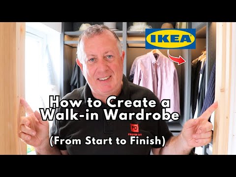 How I built My Perfect Walk-in Wardrobe - Start to Finish!