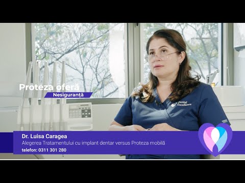 Dinții ficși pe implant...