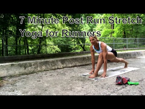 7 minute yoga for runners / post run stretch