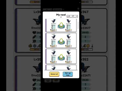 How to setup tags to automatize breeding in Dino Mutant