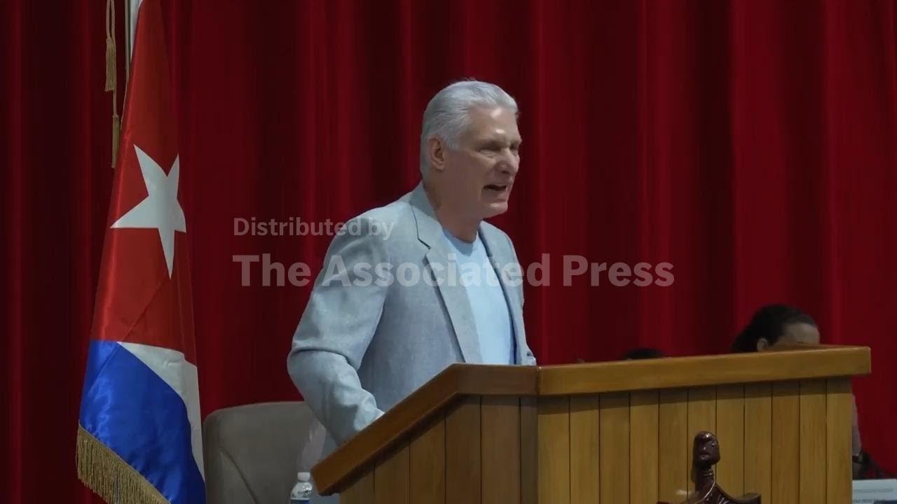 Bildquelle: President Díaz-Canel says Cuba's leadership is united and island is prepared to defend itself von AP Archive