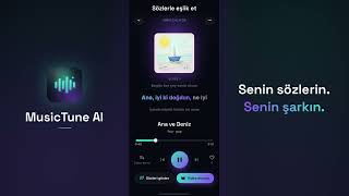 MusicTune AI – Sözlerini şarkıya dönüştür