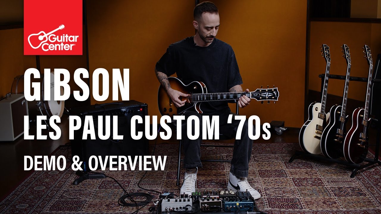 NEW Gibson Les Paul Custom '70s | Demo and Overview with Nicholas Veinoglou - YouTube
