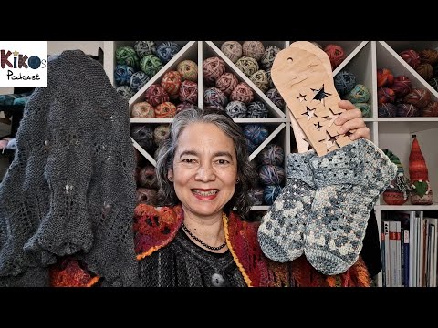 Kiko's Podcast (Episode 300) - Crochet Slippers & Mystery Scarf