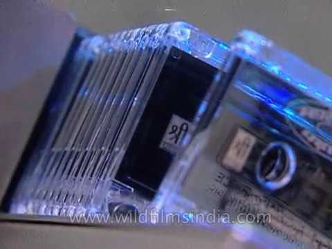 Audio Cassette music tapes being manufactured in India: archival