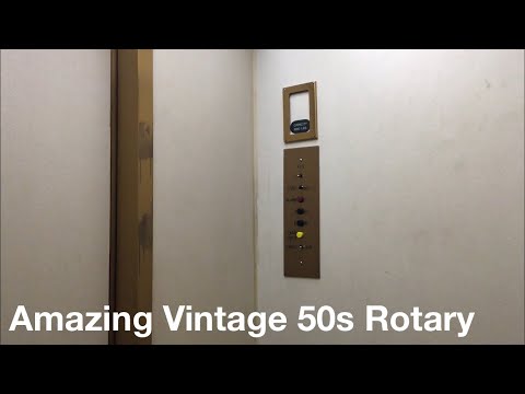 (EPIC MOTOR) Amazing Vintage Rotary Hydraulic Elevator @ Mayfair Mall in Wauwatosa, WI
