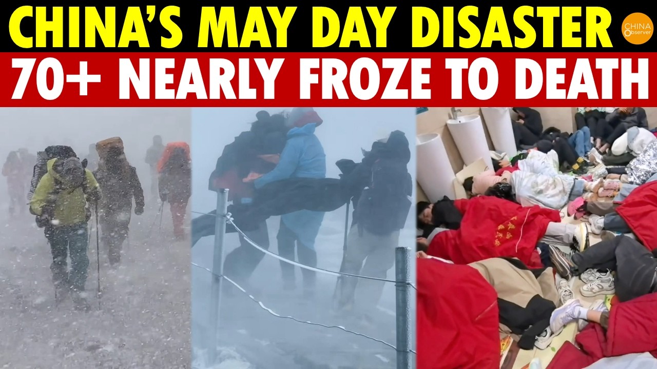 China’s May Day Disaster! 70+ Nearly Froze To Death At Wutai Mountain, Hundreds Slept In Toilets