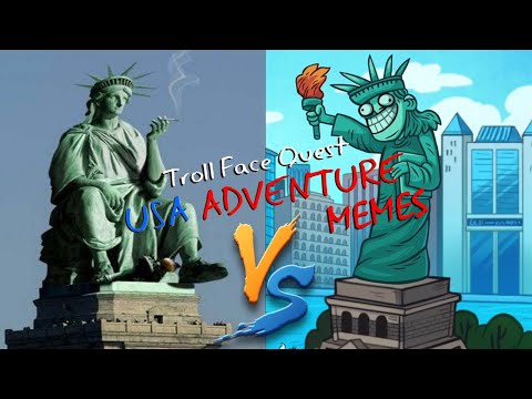 Troll Face Quest.EXE - USA Adventure | GAME VS REALITY