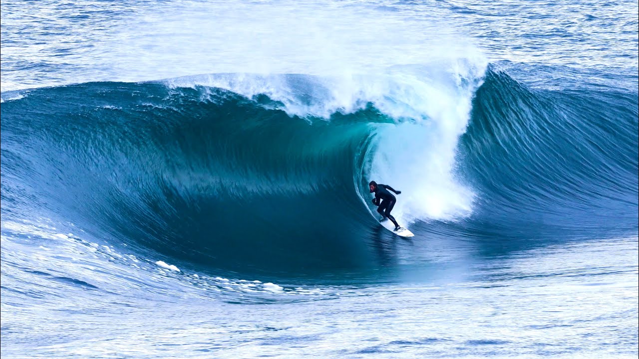 SURFING ONE SCARY REMOTE EUROPEAN WAVE WITH JUST MY BROTHER, EURO SLAB TOUR PT 4!
