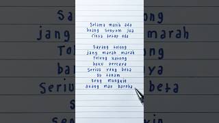 Download lagu Sayang Jang Marah Marah · R. Angkotasan · Lyrics mp3