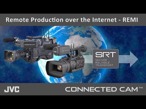 , title : 'Remote Production over the Internet (REMI) with JVC streaming camcorders.'