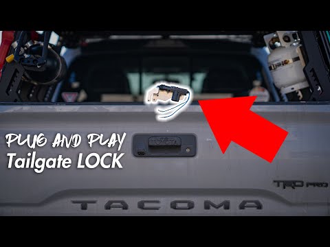 Tacoma Tailgate LOCK w/ 100% Plug and Play Harness - Must Have!